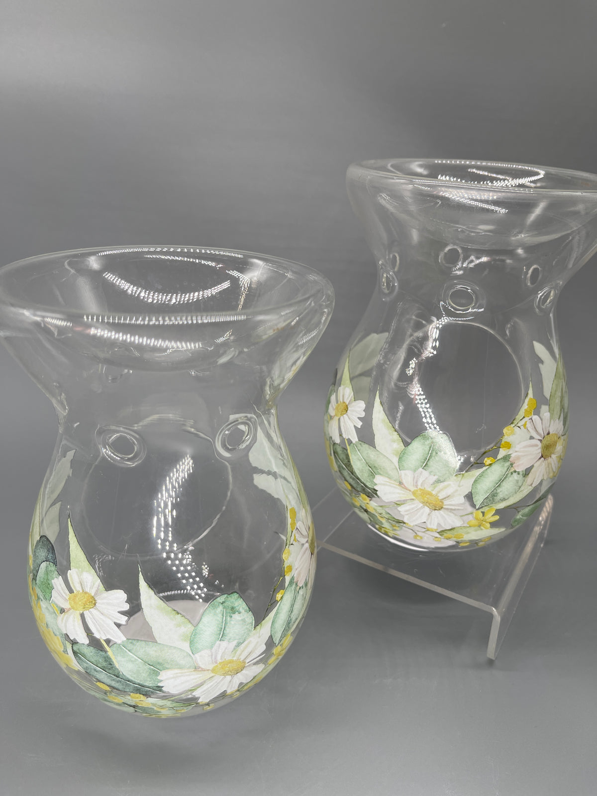 "CLEAR SPRING" - Wachswärmer/Duftlampe (Für große Teelichter)