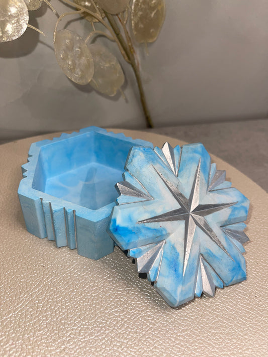 Snowflake - Keramikdose (B-Ware)